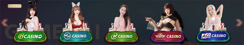 Giới thiệu các sảnh Live Casino VG99